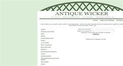 Desktop Screenshot of catalog.antiquewicker.com