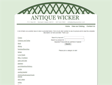 Tablet Screenshot of catalog.antiquewicker.com